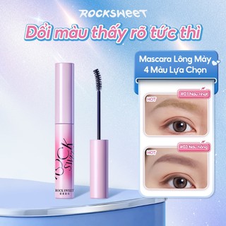 ROCKSWEET RS Eyebrow Mascara Sữa Hồng Nâu (03) – Chống Thấm Nước, Lâu Dài, Chống lem