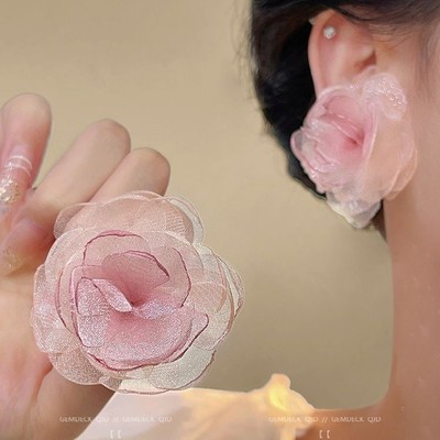 2022 Mới Thời Trang Xanh Hình Học Thả Bông Tai Hợp Kim Đơn Giản Thả Men Bông Tai Nữ Trang Sức Quà Tặng PD1913