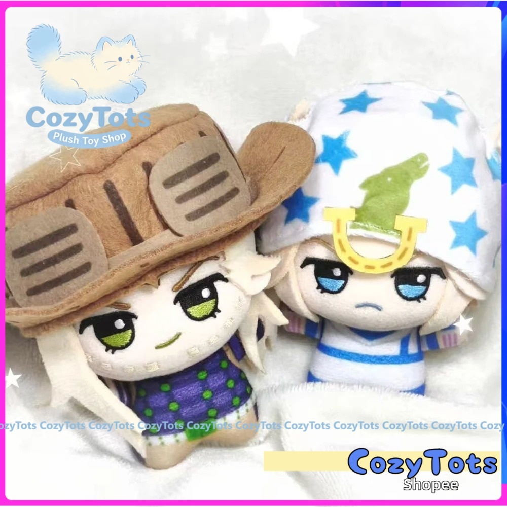 Anime JOJO Steel Ball Run Cosplay Johnny Joestar Gyro Zeppeli Búp Bê Sang Trọng Nhồi Bông Búp Bê Phò