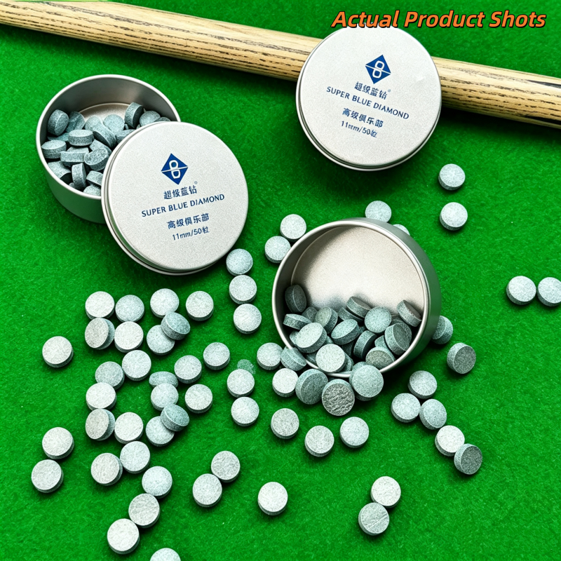 Bi-a Cue Head 50 Viên / Hộp Thương Hiệu Cue Head Snooker Cue Head Bida Cue Head Thay Thế Flat