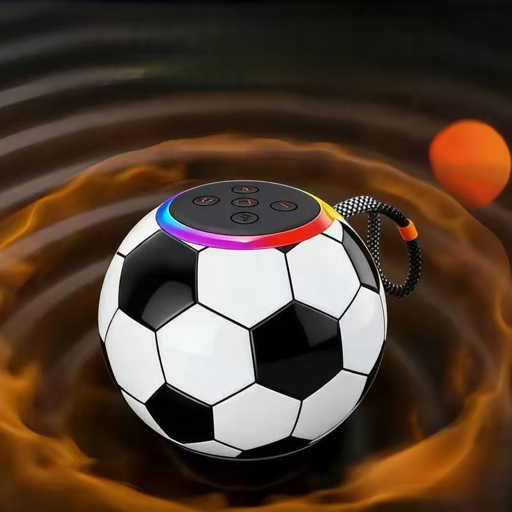 Football Mini Speaker Wireless Bluetooth Card U Disk Portable Small Speaker World Cup Gift Speaker t