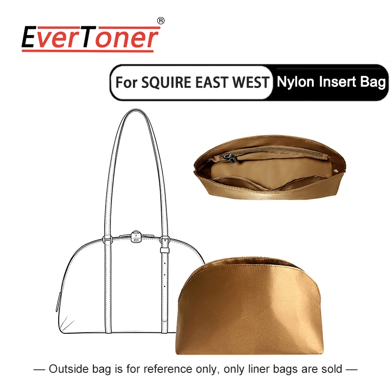 EverToner EverToner Nylon Chèn Túi Tổ Chức Cho SQUIRE EAST WEST / Squire Túi Xách Nhỏ Lót Hình Keepe