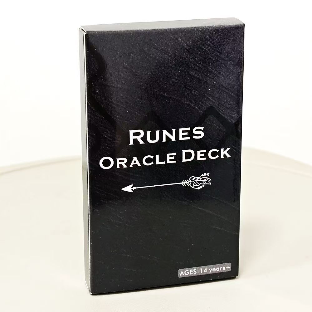 Runes Oracle Card 10 * 6 * 0.8 Kích thước nhỏ Runes Oracle Thẻ trò chơi bảng tiếng Anh