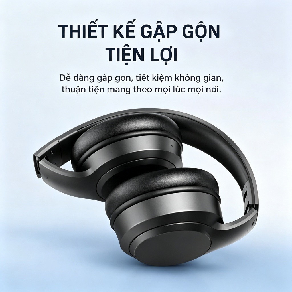 Tai Nghe Không Dây BRIDIO M16 Bluetooth 5.4 Chụp Tai Âm Thanh HIFI Gấp Gọn Đeo Êm | BigBuy360 - bigbuy360.vn