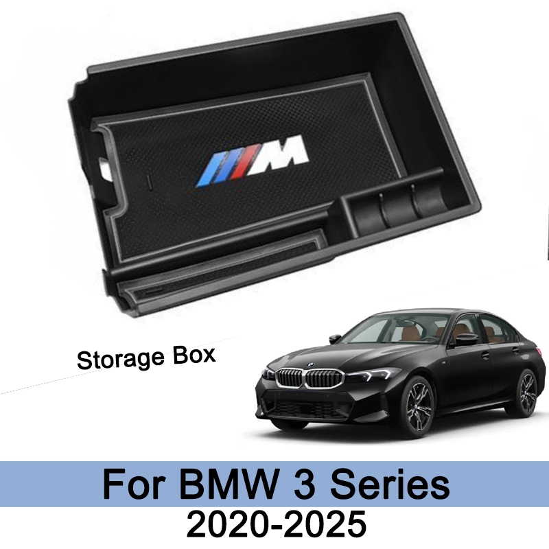 Tay Hộp Bảo Quản Cho Xe BMW 3 Series 2020-2025 Bảng Điều Khiển Trung Tâm Hộp Bảo Quản BMW 3 Phụ Kiện