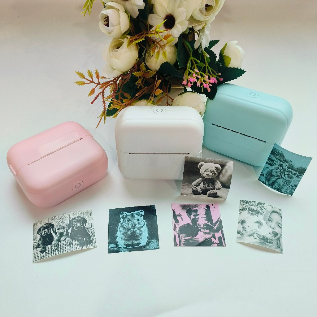 ✨Giá Thấp Nhất✨ Máy In Nhiệt Mini Không Dây Bluetooth Android IOS