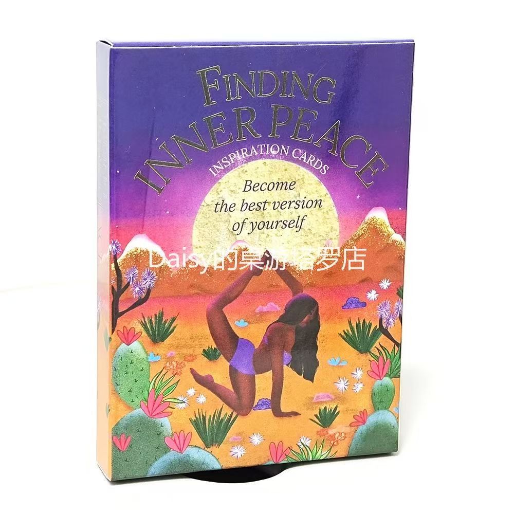 Thẻ trò chơi bảng tiếng Anh Finding Inner Peace 10.4 * 7.3cm