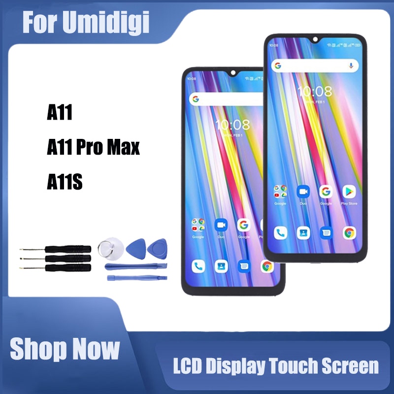 Dành Cho Umidigi A11 A11S A11 Pro Max Màn Hình LCD Thay Thế Màn Hình Cảm Ứng