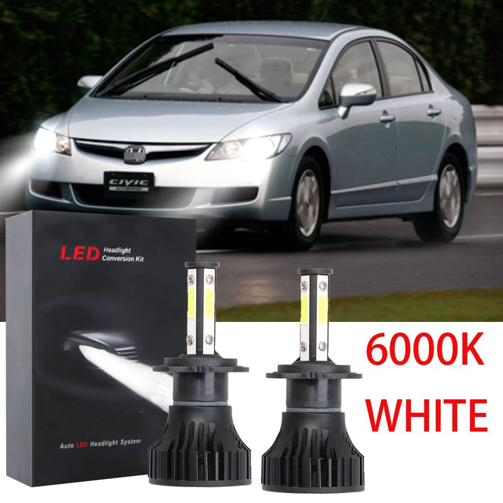 Dành Cho Xe Honda Civic (FD) 2005-2011 Bóng Đèn Pha Ô Tô Phía Trước Chùm Thấp - Bộ 2 Bóng Đèn LED 60
