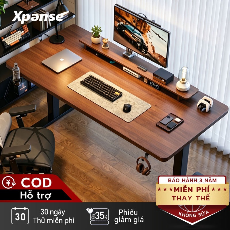 Bàn nâng hạ thông minh Xpanse Z-W6 Hệ thống nâng hạ siêu yên tĩnh + Khung thép nguội K cứng cáp | Bàn Làm Việc | bàn gaming | bàn máy vi tính | BigBuy360 - bigbuy360.vn