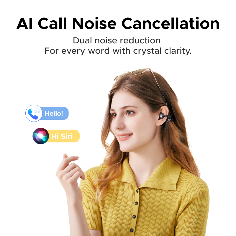 [Mới] UGREEN S3 Air Tai nghe không dây kẹp tai, Bluetooth 6.0, IPX5, pin 35h, có móc Desiign, Tai nghe nhét tai, Âm thanh mở, Giảm tiếng ồn cuộc gọi | BigBuy360 - bigbuy360.vn