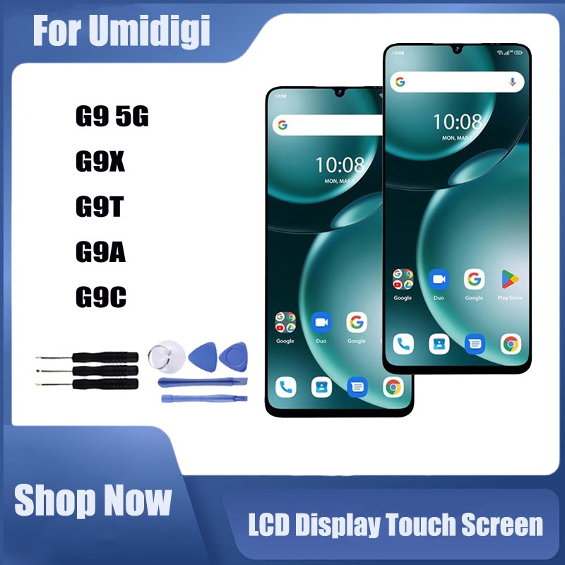 Dành Cho Umidigi G9 G9X G9T G9C G9A Màn Hình LCD Thay Thế Màn Hình Cảm Ứng