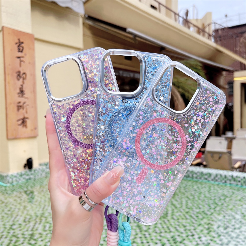 Ốp lưng chống sốc dây buộc sang trọng Tương thích cho iPhone 16 Pro Max Vỏ cho iPhone 17 Pro 17Air i