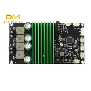 DIYMORE DC 9-32V BT Bảng khuếch đại Eq Bass Tăng cường âm thanh Mô-đun khuếch đại kênh kép 2 * 150W Hỗ trợ điều chỉnh ứng dụng di động