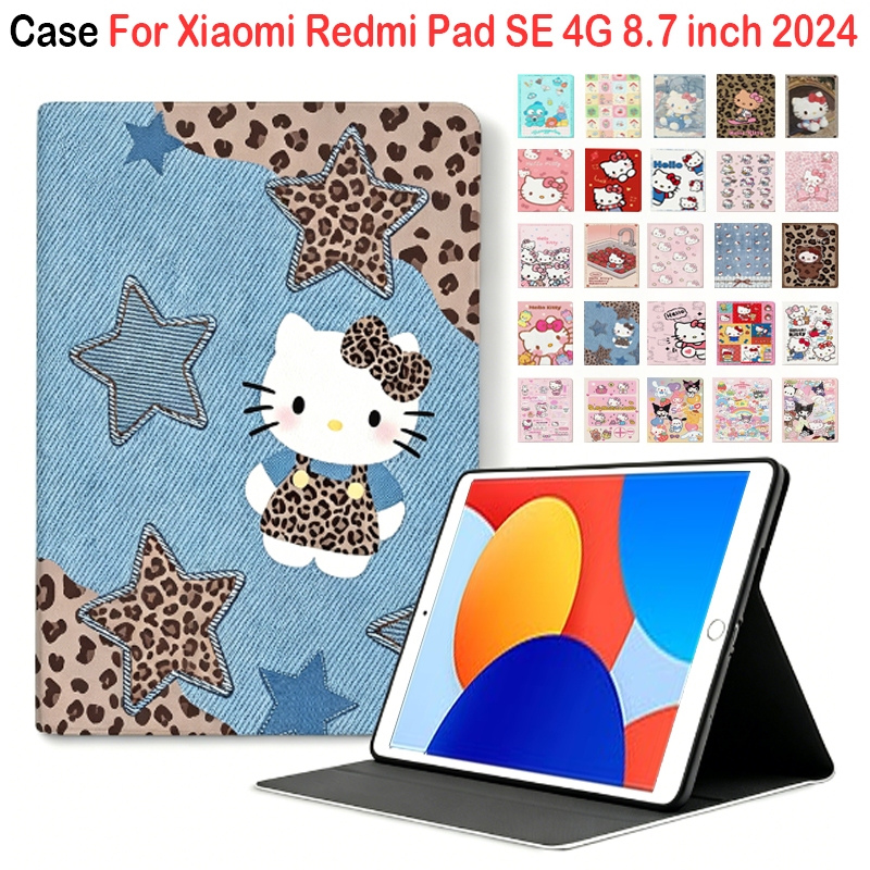 Dành Cho Xiaomi Redmi Pad SE 4G 8.7 inch 2024 Mới Hoạt Hình Dễ Thương Thời Trang Máy Tính Bảng Bảo V