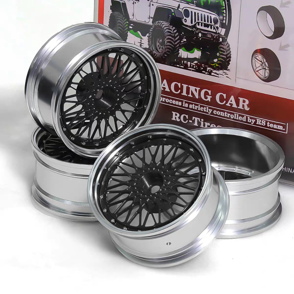 RS Hợp Kim Nhôm Retro Vành Bánh Xe Hub Cho 1 / 10 RC Drift Racing Trên Đường Xe MST Usukani 3RACING 