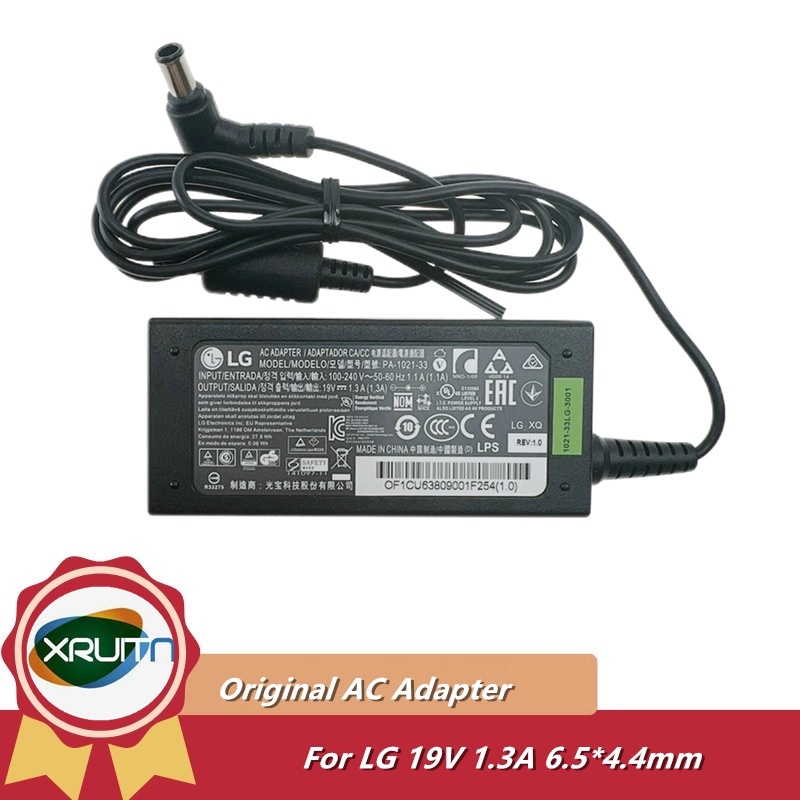 ADS-40SG-19-3 19025G 25W 19V 1.3A LCAP21 AC Adapter Cho LG E1948S E2242CA E2249 E1948SX 27EA33V 24MP