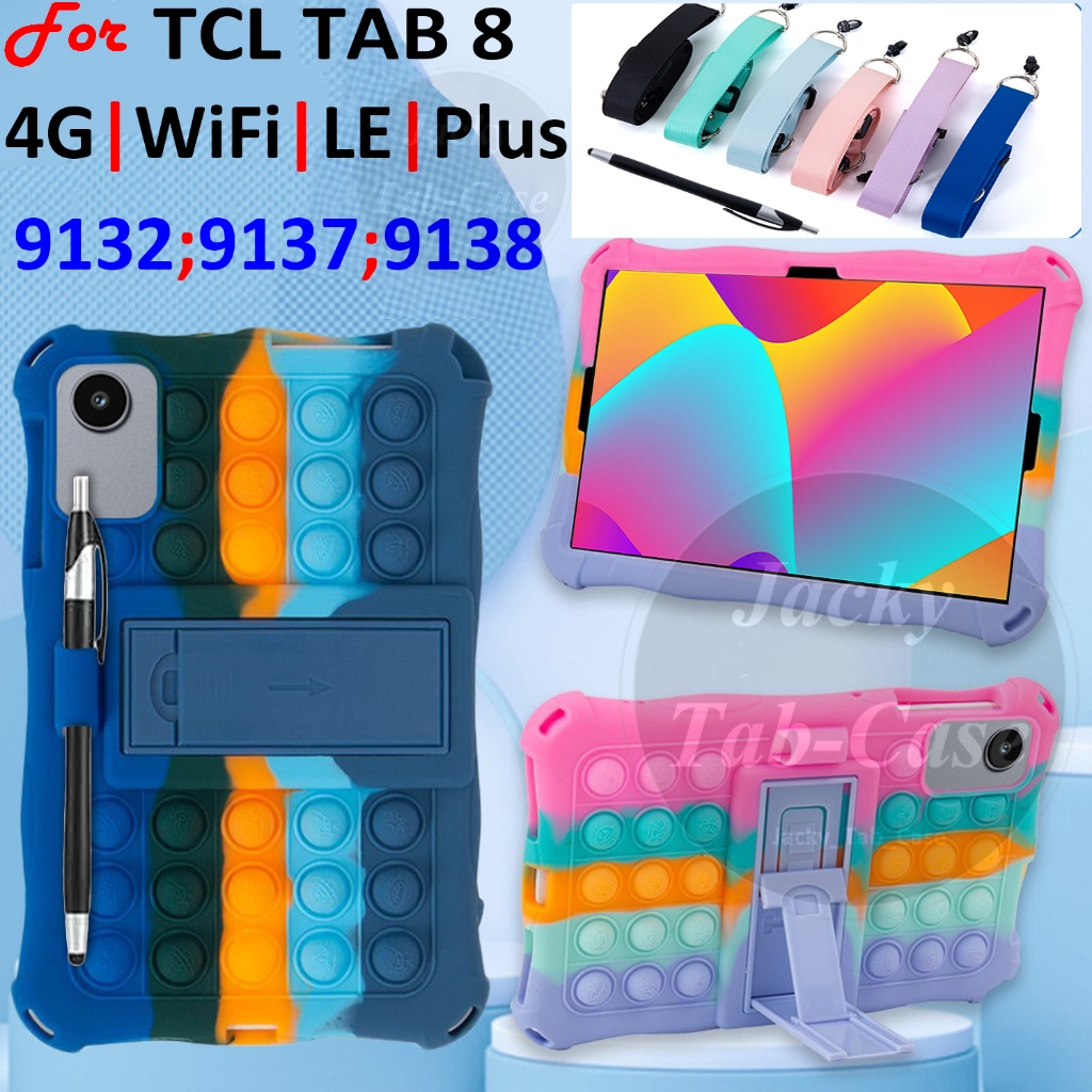 Dành cho TCL Tab 8 4G / TAB8 WiFi / Plus / LE 8.0 inch Đồ chơi giảm căng thẳng Vỏ silicon mềm 9132X 