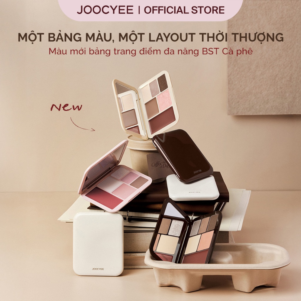 [MUA 1 TẶNG 3 ] Bảng trang điểm đa năng JOOCYEE Lookbook Multi Face Palette Mắt Má Môi 3 trong 1 | BigBuy360 - bigbuy360.vn