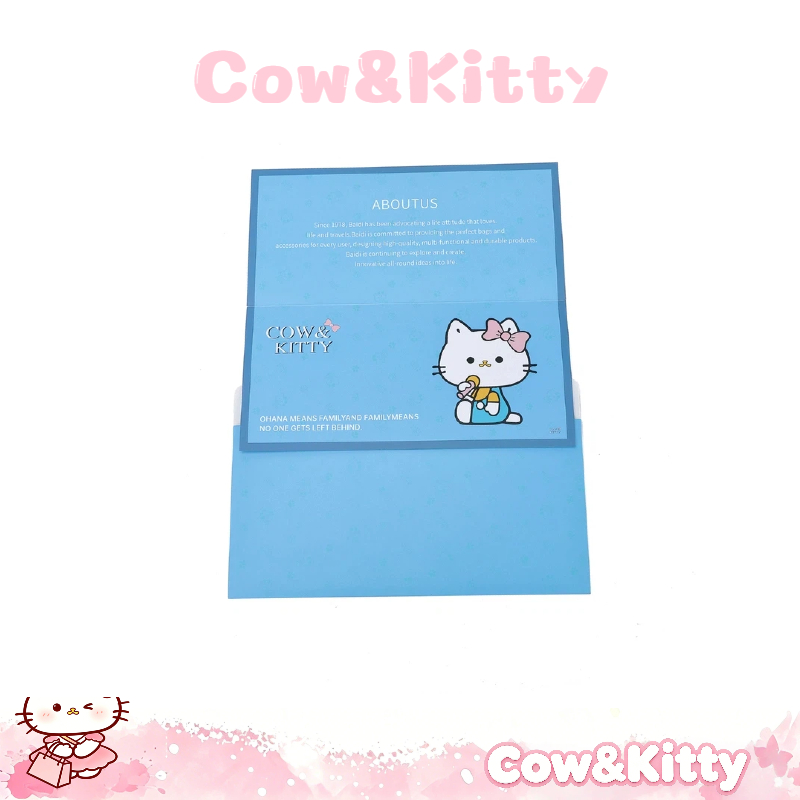 Thiệp chúc mừng tùy chỉnh Cow & Kitty