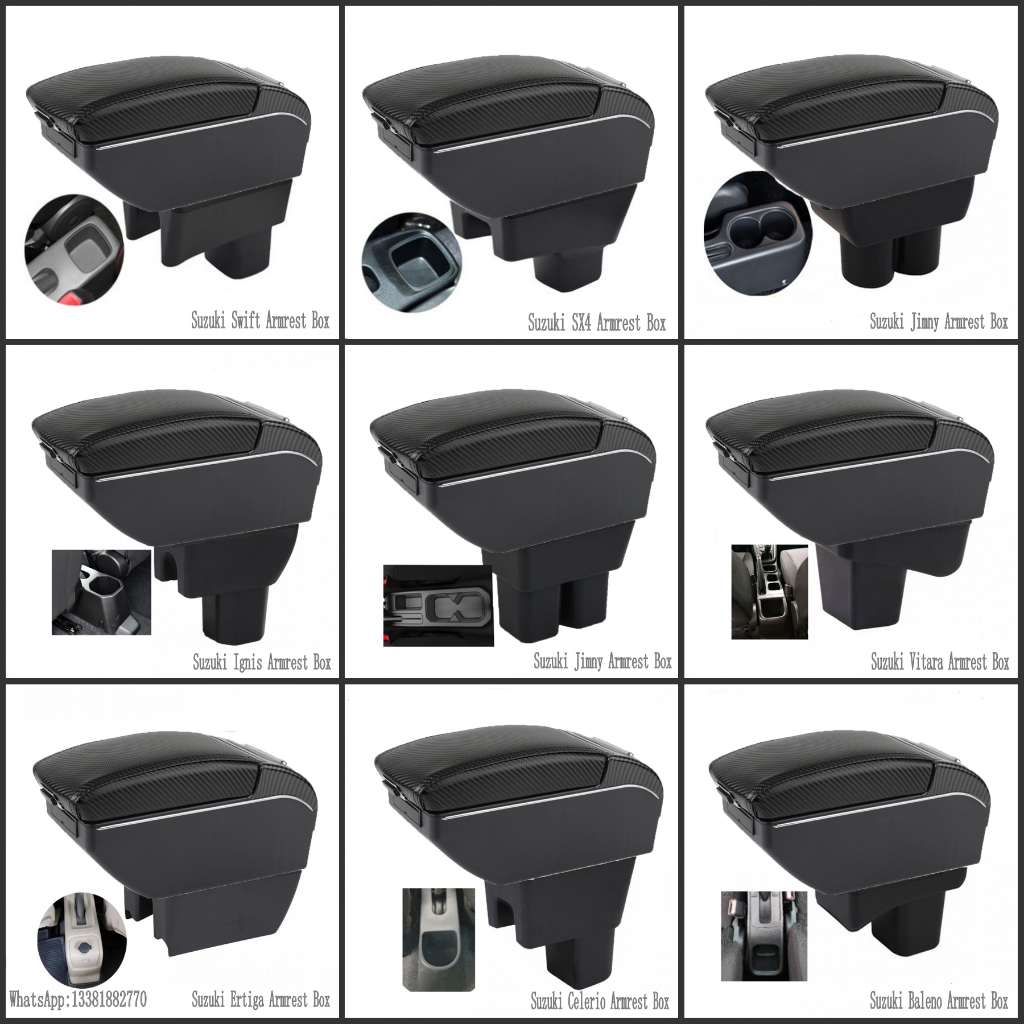 Suzuki Swift SX4 Jimny JB23 JB43 JB74 Vitara Baleno Celerio Ertiga Tay Hộp Bảo Quản Điều Khiển Trung