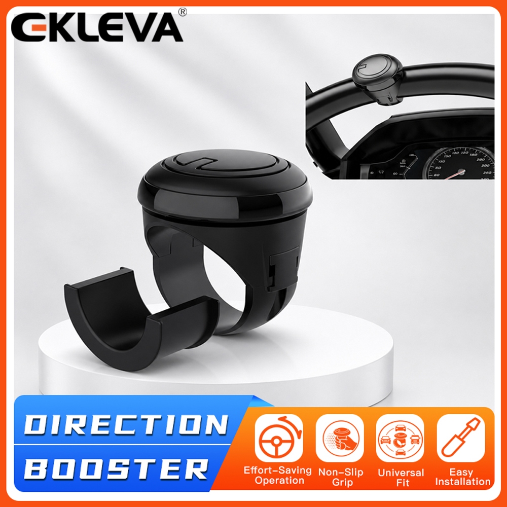 EKLEVA  Tay Cầm Lái Xe Hơi  Xoay 360 Độ Bằng Kim Loại Tiện Dụng