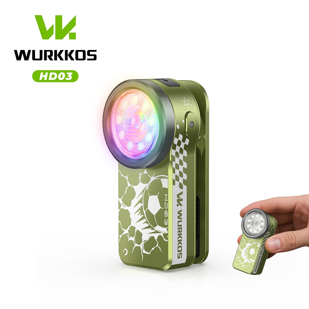 [Bản phát hành mới] Wurkkos HD03 MONSTER Clip Light World Cup Phiên bản giới hạn, Đèn pha có thể sạc