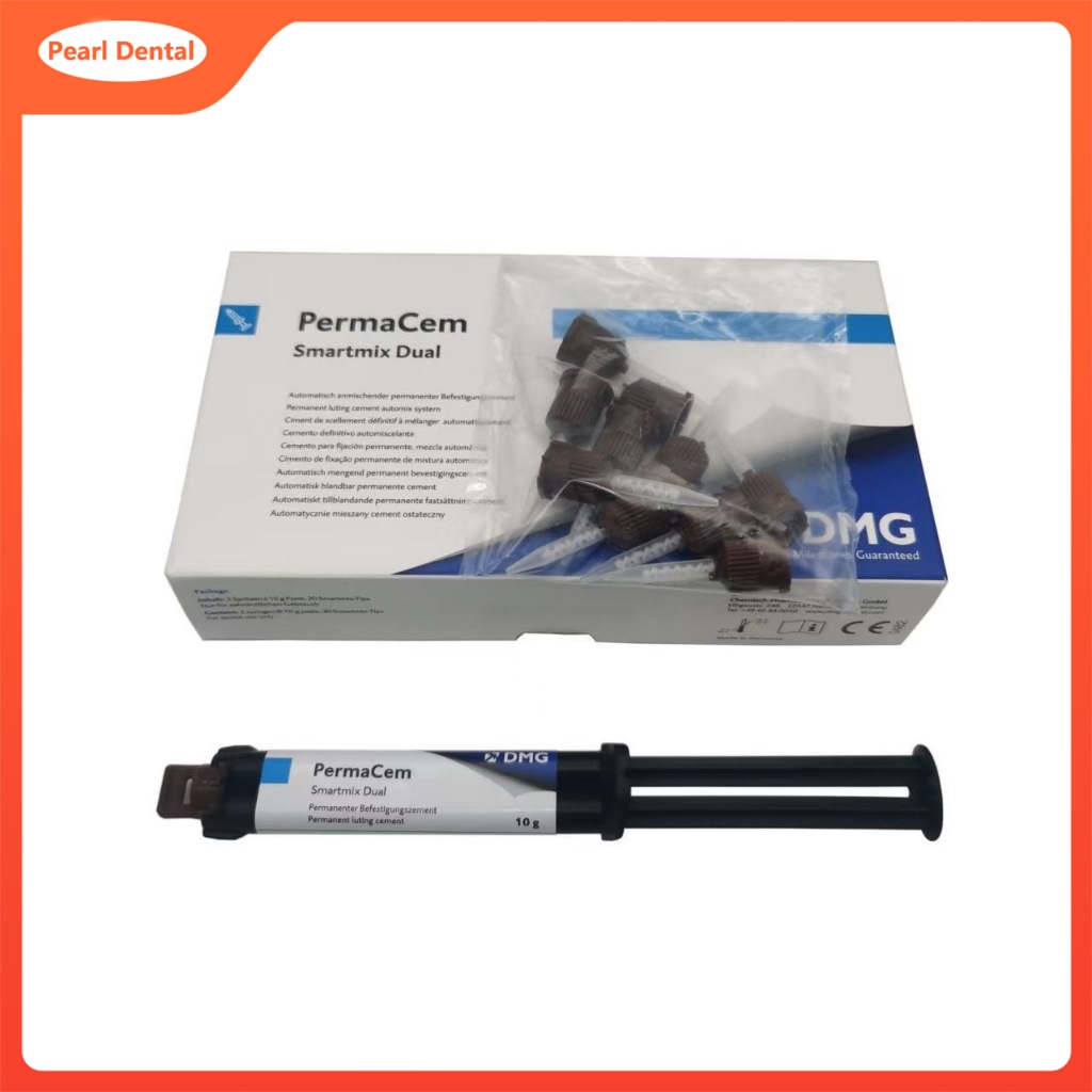 DMG 10g PermaCem Dual Cure Composite Dính Liên Kết Vương Miện Và Cầu Inlay Onlay Veneer