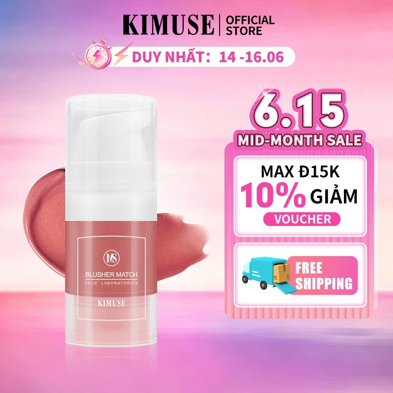 Kem má hồng KIMUSE chống thấm nước và mồ hôi 6ml