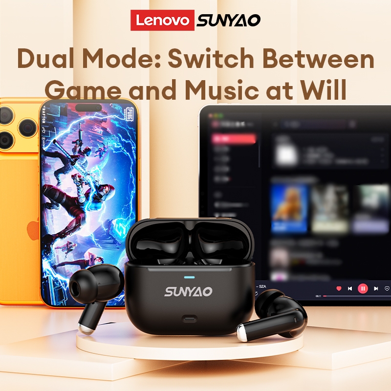 Tai nghe Bluetooth không dây Lenovo Sunyao LE-265 HiFi Level Âm thanh toàn cảnh ENC Giảm tiếng ồn Không có độ trễ cảm giác Tuổi thọ pin dài Bluetooth 6.0 | BigBuy360 - bigbuy360.vn