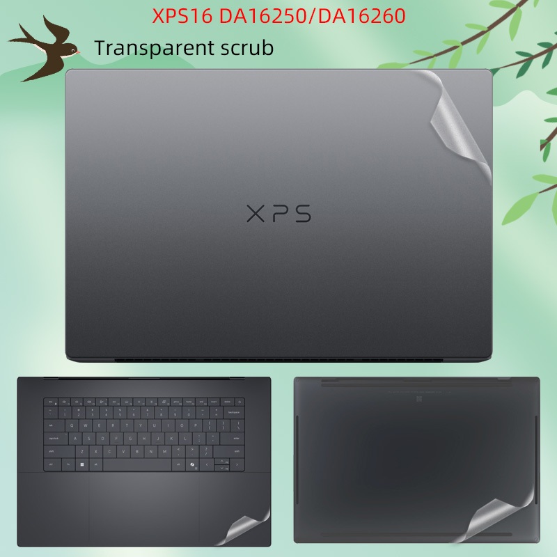 Thích hợp cho 16 Inch DELL XPS16 DA16260 DA16250 Vỏ máy tính xách tay Phim bảo vệ Máy tính Body Beau