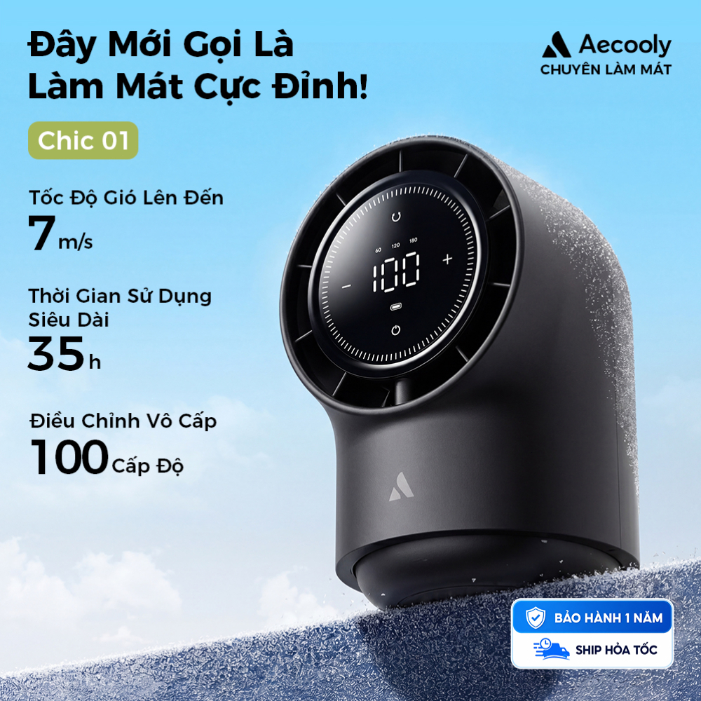 Aecooly Chic 01 Quạt Bàn Tốc Độ Cao Quạt Di Động Trẻ Em USB Cầm Tay Quạt Làm Mát Nhỏ | BigBuy360 - bigbuy360.vn