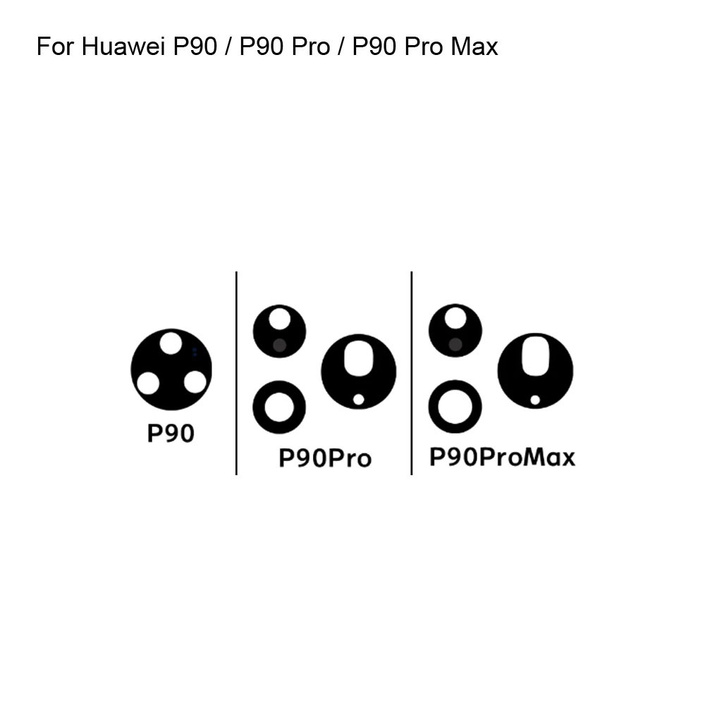 Dành Cho Huawei P90 P90 Pro Max Thay Thế Mặt Sau Camera Ống Kính Kính Cho Huawei P90 Pro Kính Ống Kí