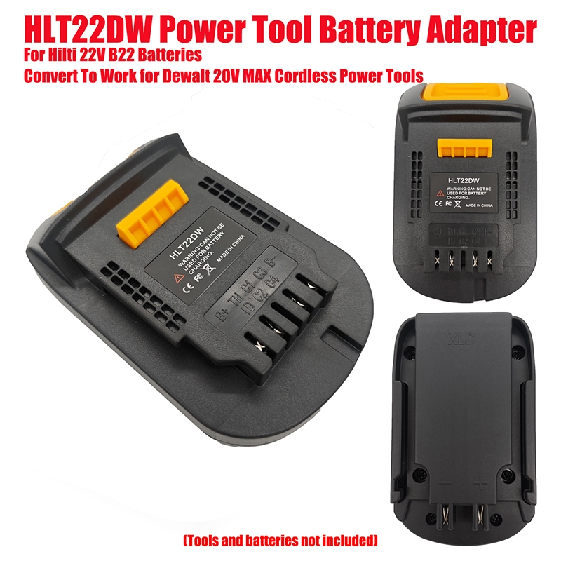 Bộ Chuyển Đổi Pin HLT22DW Cho Pin Hilti 22V Chuyển Đổi Để Làm Việc Cho Dewalt 20V MAX Dụng Cụ Điện K