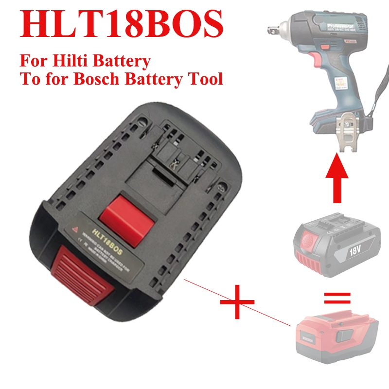 Bộ Chuyển Đổi Pin HLT18BOS Cho Pin Lithium Hilti 22V Chuyển Đổi Để Làm Việc Cho Dụng Cụ Không Dây Bo