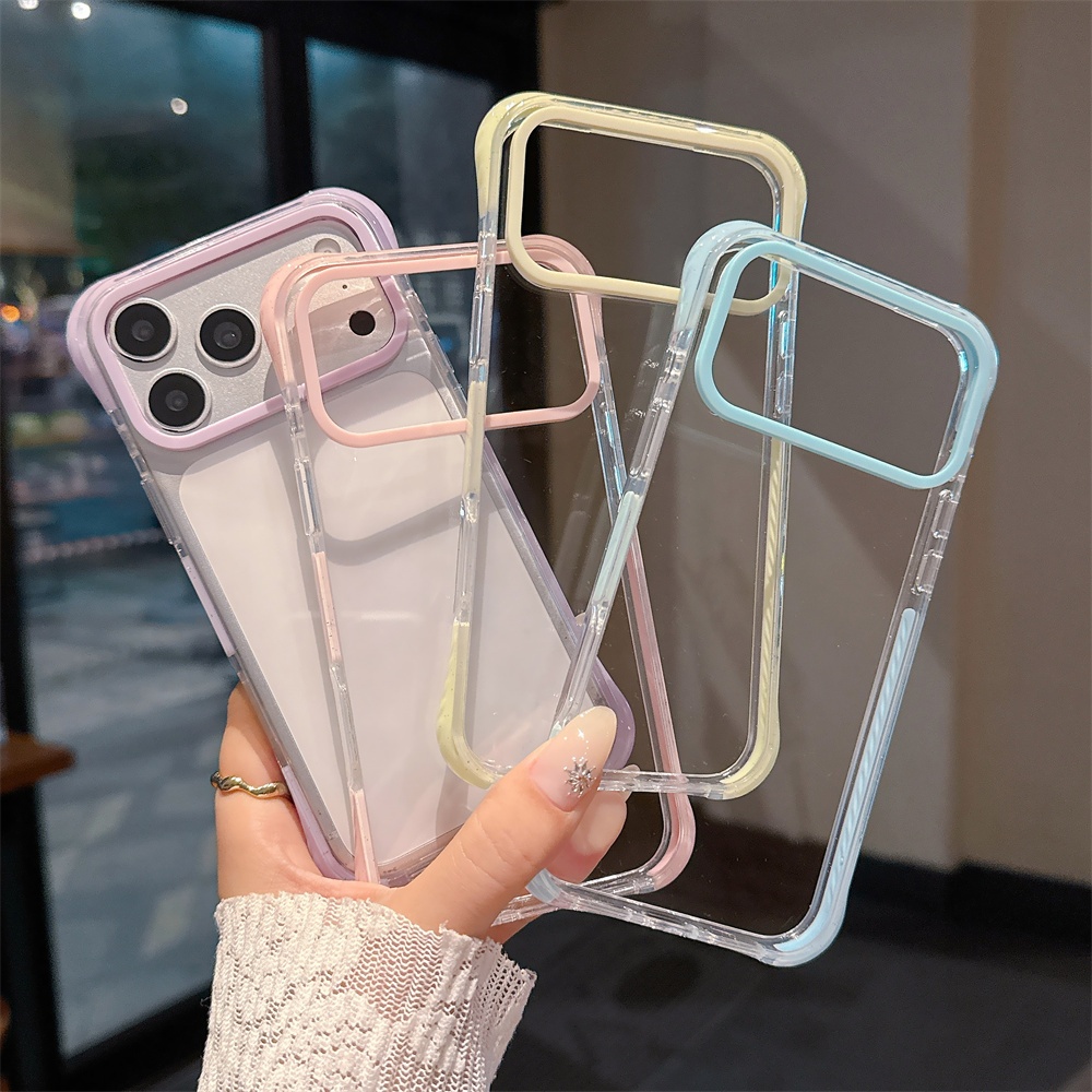 Túi khí trong suốt chống sốc cho iPhone 17 Pro Max i17 16 Plus 15 14PM Vỏ điện thoại