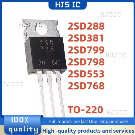 5 CÁI MỚI 100% chất lượng 2SD288 D288 2SD381 D381 2SD799 D799 2SD798 D798 2SD553 D553 2SD768 D768 TO