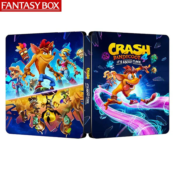 Crash Bandicoot 4 It 's About Time Phiên bản giới hạn Steelbook | Hộp tưởng tượng