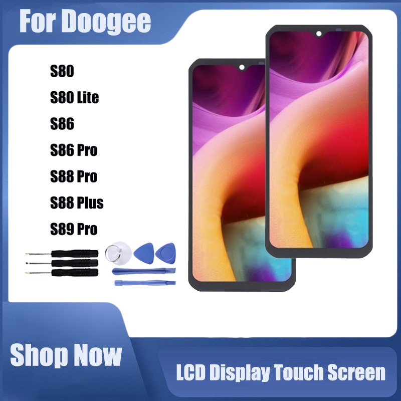 Tương thích với Doogee S80 S80 Lite S86 S86 Pro S88 Pro Plus S89 Pro Màn hình LCD Màn hình cảm ứng