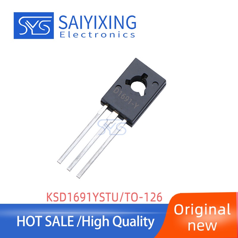 10 Chiếc Chính Hãng KSD1691YSTU In Lụa D1691-Y Bao Bì TO-126 NPN 60V 5A Triode BJT