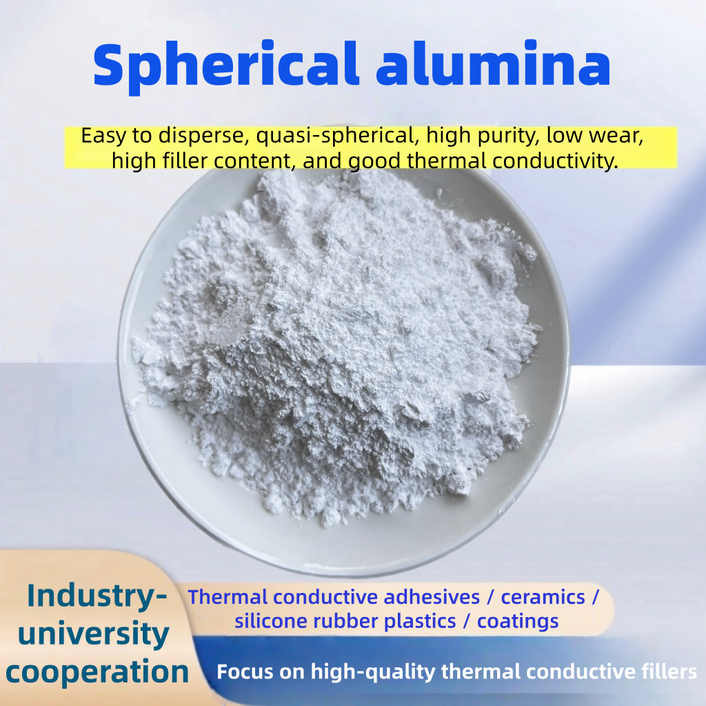 Alumina hình cầu có độ tinh khiết cao 99,99% hình cầu Alumina nano micron quy mô alumina dẫn nhiệt c