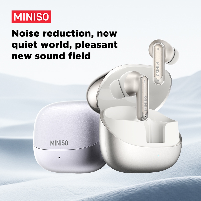 Tai nghe Bluetooth MINISO MS106 – Không dâyTWS, Thời gian chơi 55h, Khử tiếng ồn, Hệ thống IPX5, 6 Mic, Chế độ chơi game (Độ trễ 58ms) | BigBuy360 - bigbuy360.vn