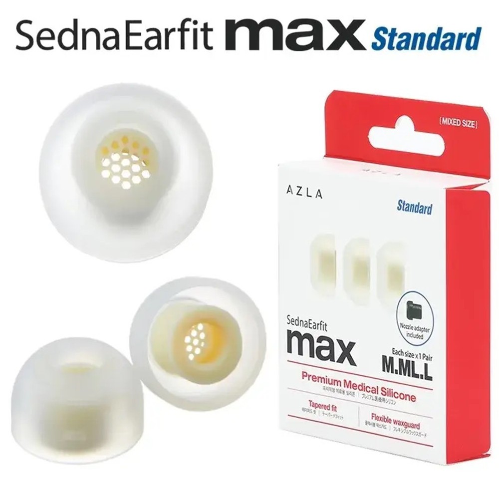 Đầu tai tiêu chuẩn AZLA Max Vỏ tai nghe có bộ lọc Tai nghe Vỏ silicon cho Buds 2 Pro ie900 / 800s Se