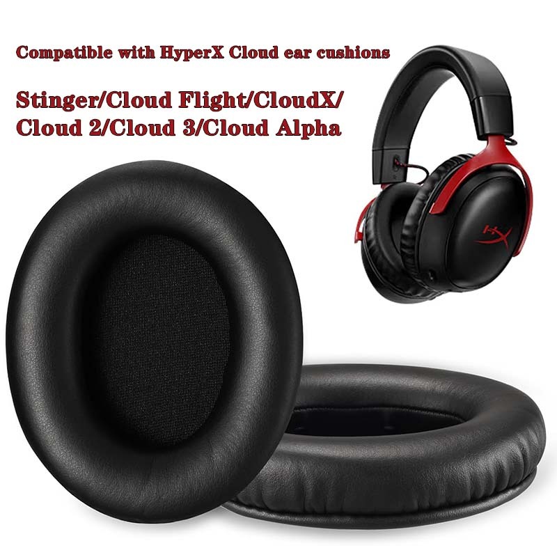 Miếng đệm tai thay thế cho tai nghe Kingston HyperX Cloud 2/Stinger/Flight/Core/Silver