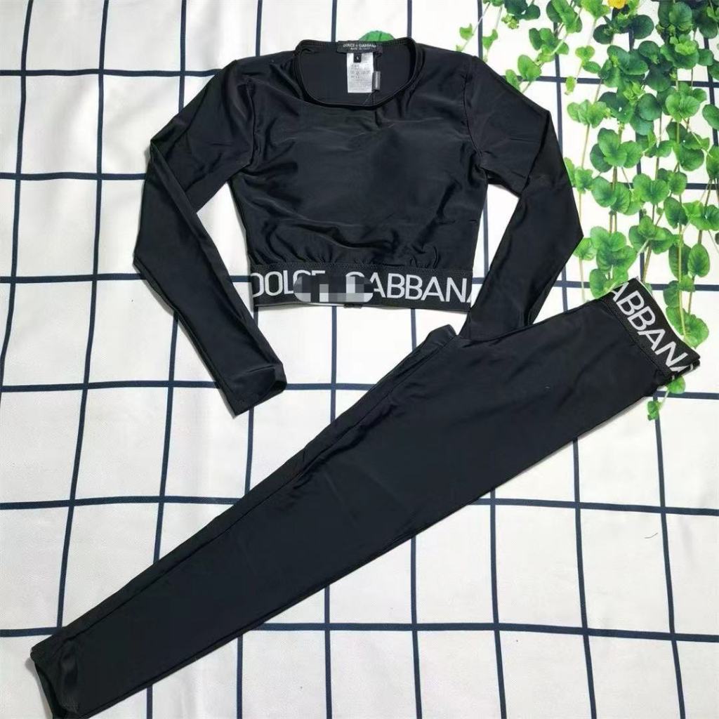 Quần dài tay DG dành cho nữ Skinny Yoga Suit Co giãn Thể thao Pilates Suit