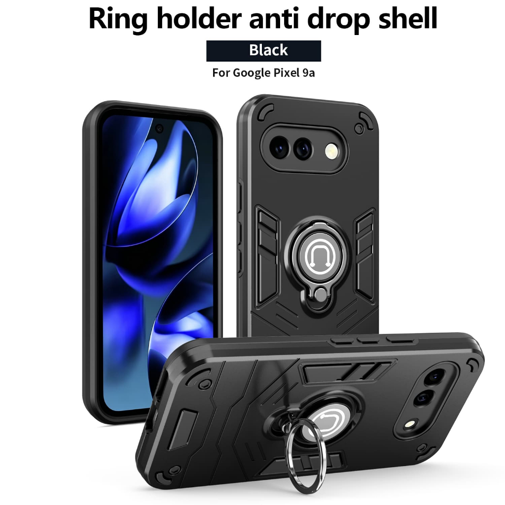 Ốp Cho Google Pixel 9a Pixel9a GXQ96 GTF7P G3Y12 Vỏ Điện Thoại Thanh Trượt Ống Kính Bảo Vệ Xe Từ Tín