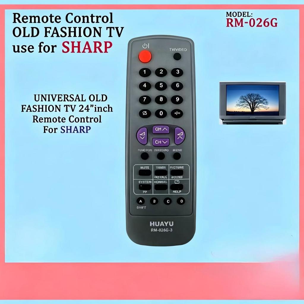 SHARP TV ĐIỀU KHIỂN GIẢM GIÁ CRT TV THAY THẾ HUAYU (RM-026G)
