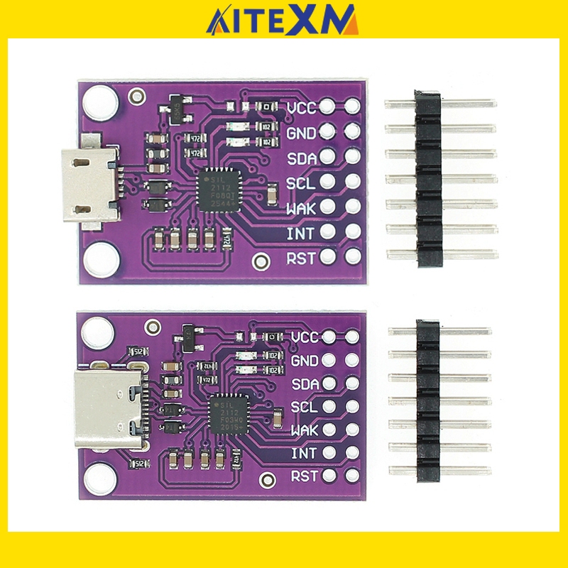 Bảng Mạch Debug CP2112 Chuyển Đổi USB Sang SMBus I2C Module 2.0 Micro USB 2112 Cho Mô Đun Cảm Biến C