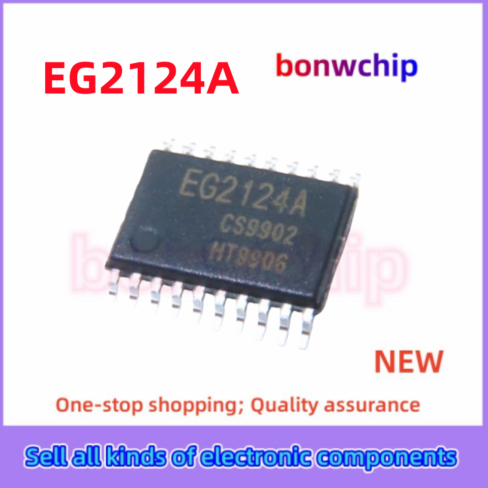 5 Cái / lốc Chính Hãng EG2124A EG2124 Miếng Dán TSSOP-20 Ba Pha Độc Lập Bán Đảo Tản Nhiệt Cực Ổ Đĩa 