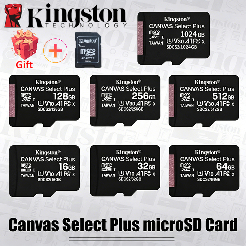 Thẻ nhớ 1024GB 512GB 256GB 128GB 64GB 32GB 16GB Micro SD TF Class 10 100MB / s